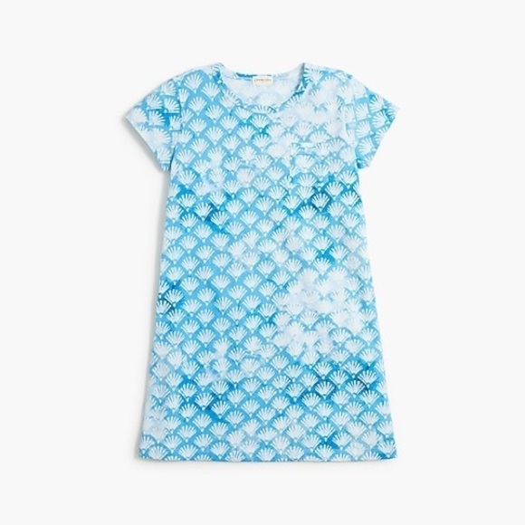 Crewcuts Girls' blue shell T-shirt dress - Picture 1 of 5